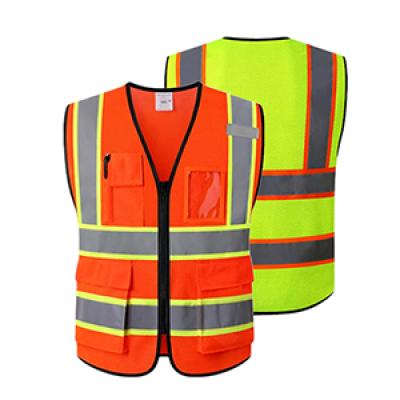 Fluorescent yellow Construction Work vest